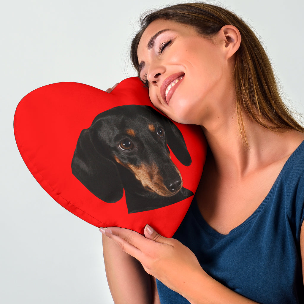 Dachshund Heart Pillow