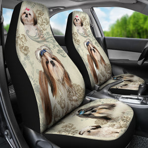 Shih Tzu Car Seat Covers (Set of 2) - Multi