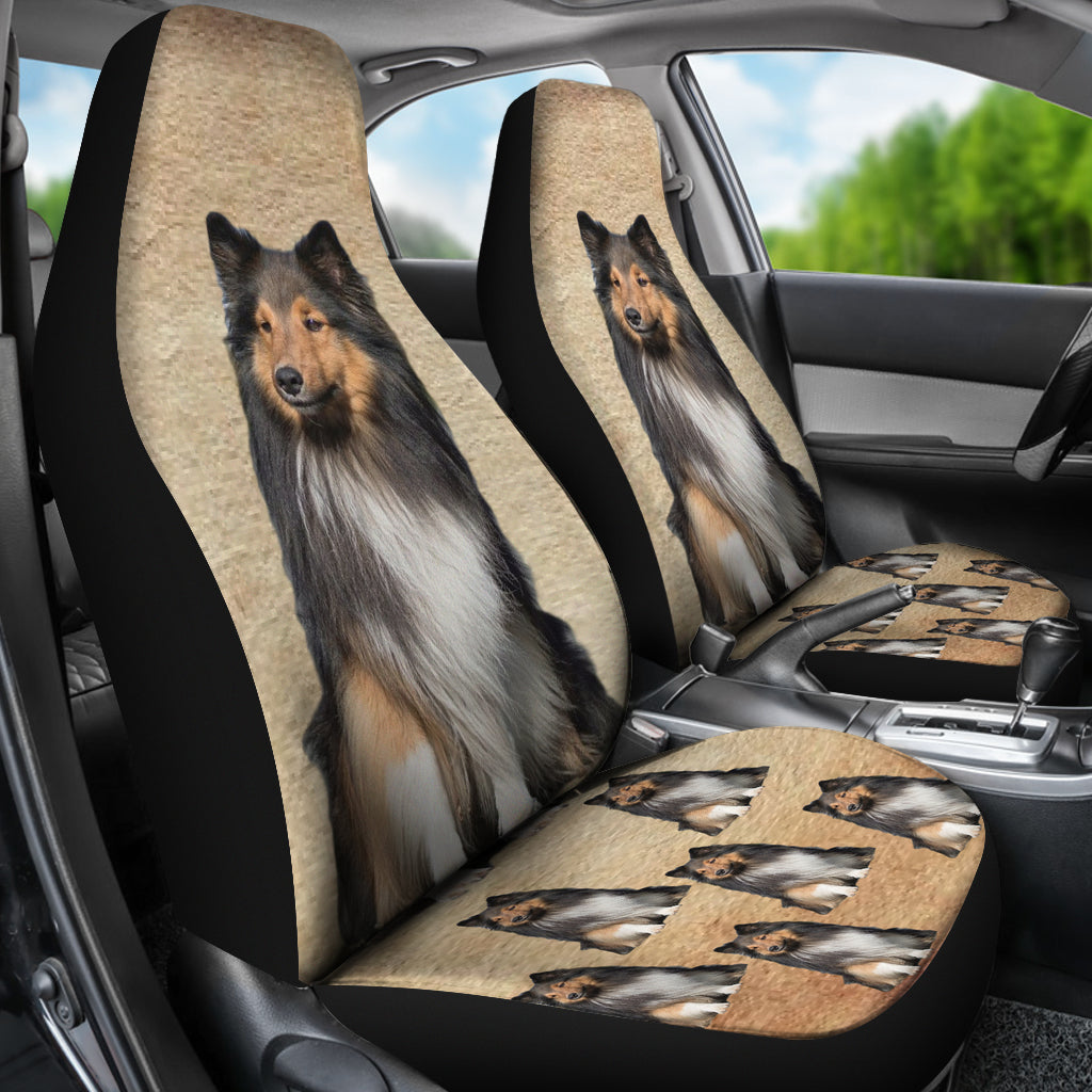 Sheltie Car Seat Cover (Set of 2)