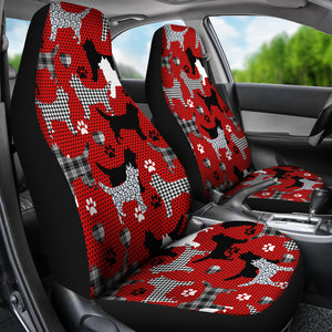 Husky Car Seat Cover - Red (Set of 2)