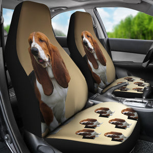 Basset Hound Car Seat Cover (Set of 2)