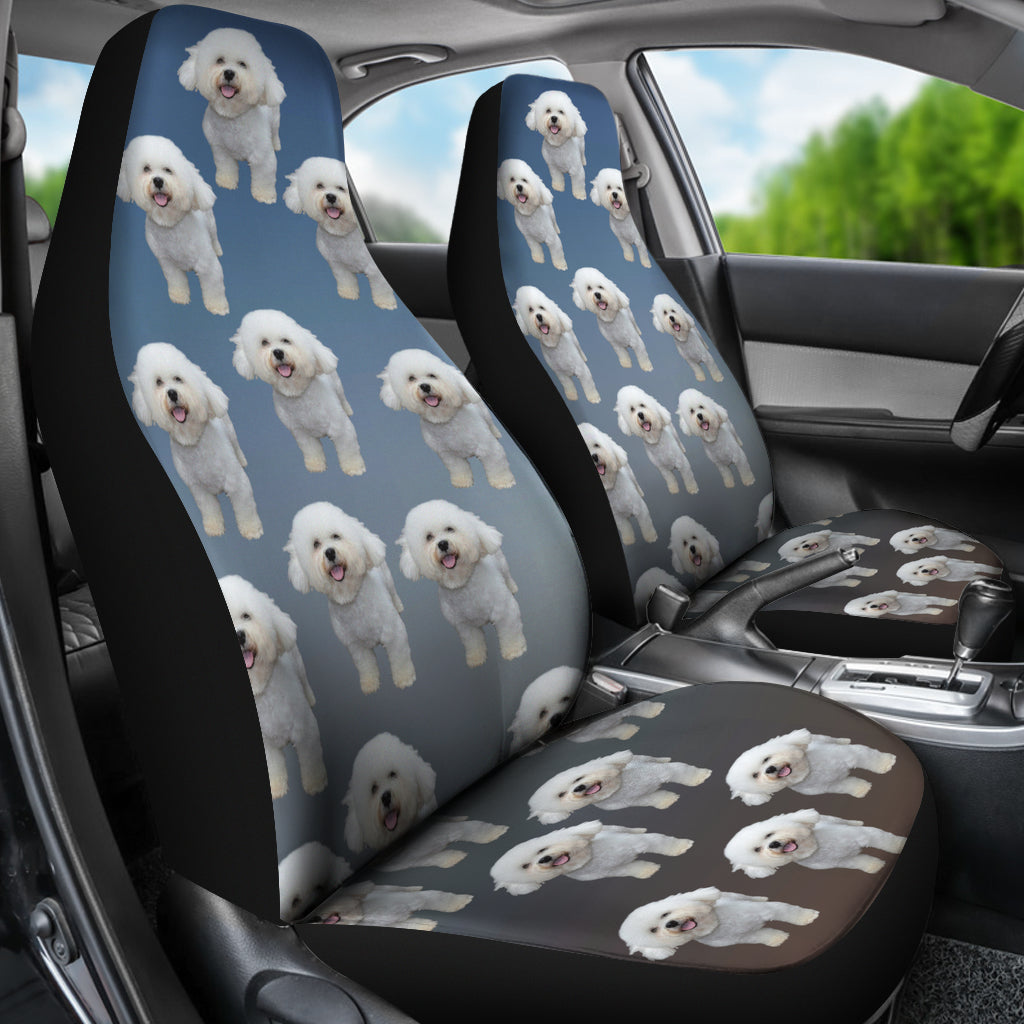 Bichon Frise Car Seat Cover (Set of 2)