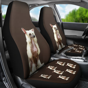 Chinese Crested Car Seat Cover (Set of 2)
