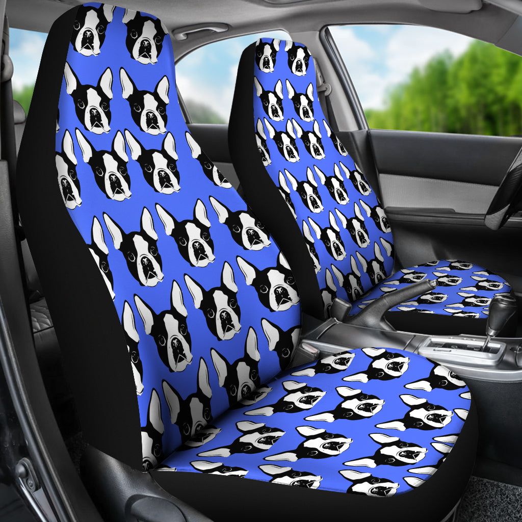 Boston Terrier Car Seat Covers (Set of 2) - Multi