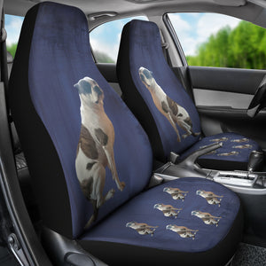 American Bulldog Car Seat Cover (set of 2) - Kate 2