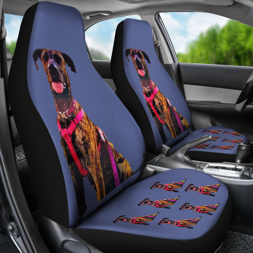 Great Dane Car Seat Covers Brindle - Set of 2