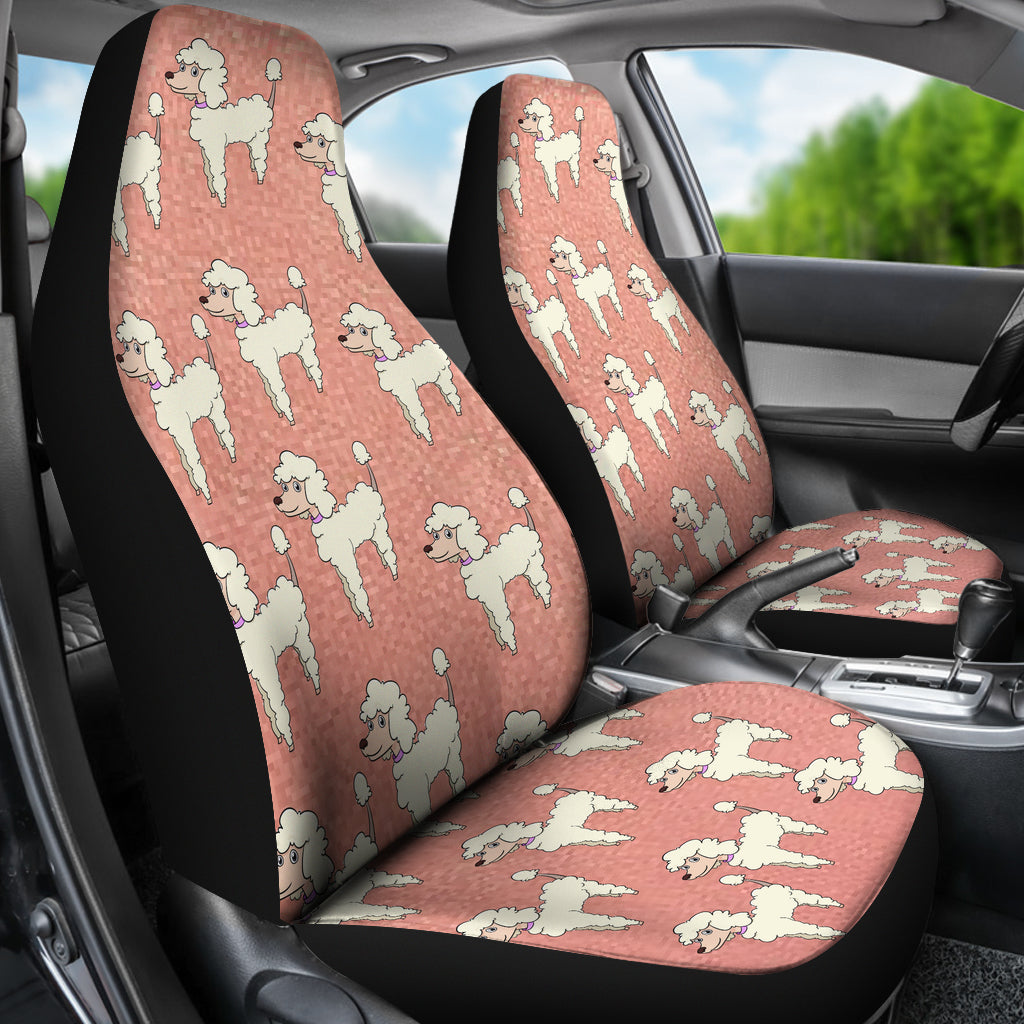 Poodle Car Seat Cover (Set of 2)