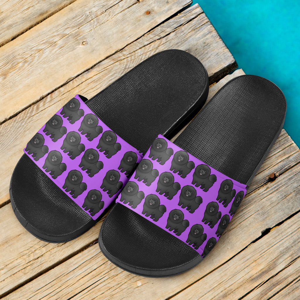 Chow Chow Slides - Purple