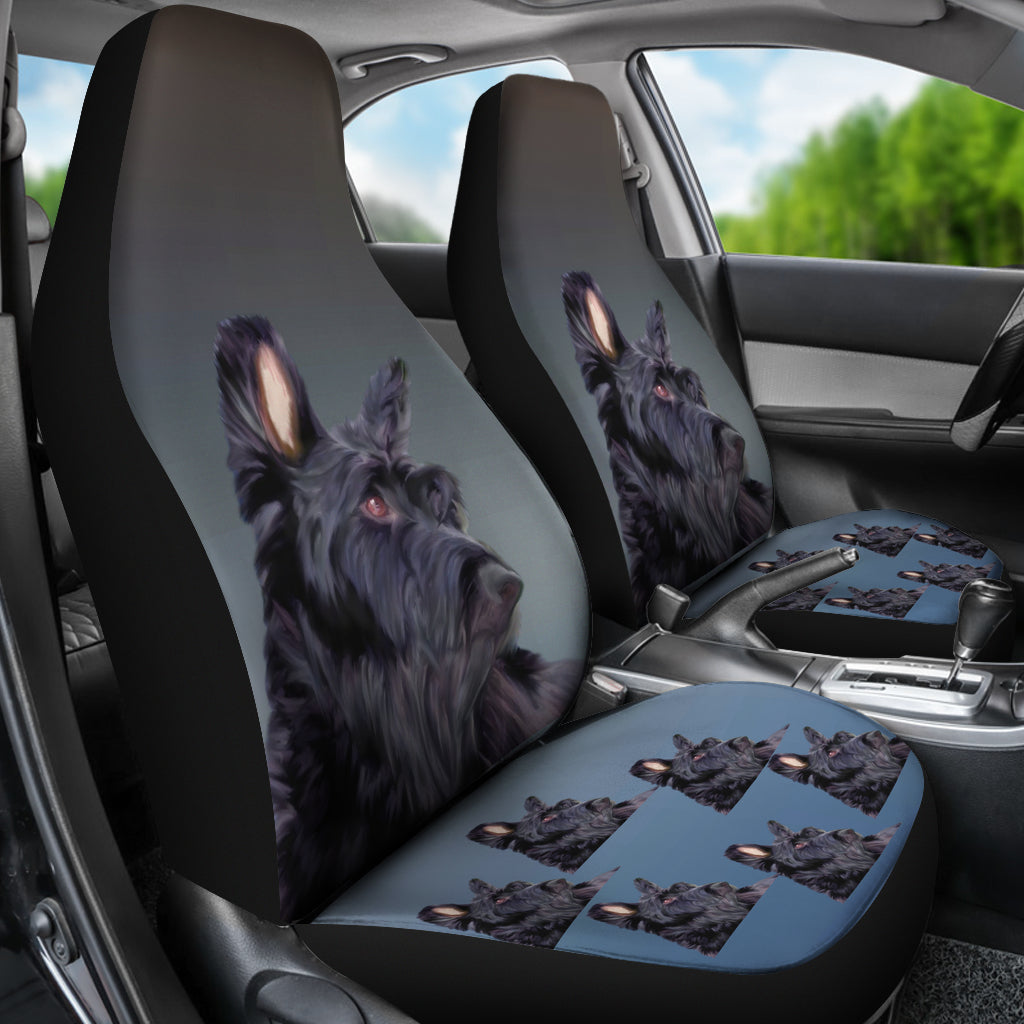 Scottish Terrier Car Seat Cover (Set of 2)