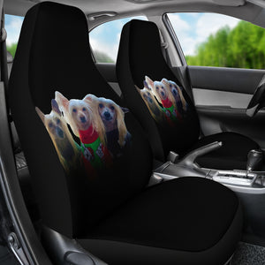 Chinese Crested Car Seat Cover (Set of 2) - 3