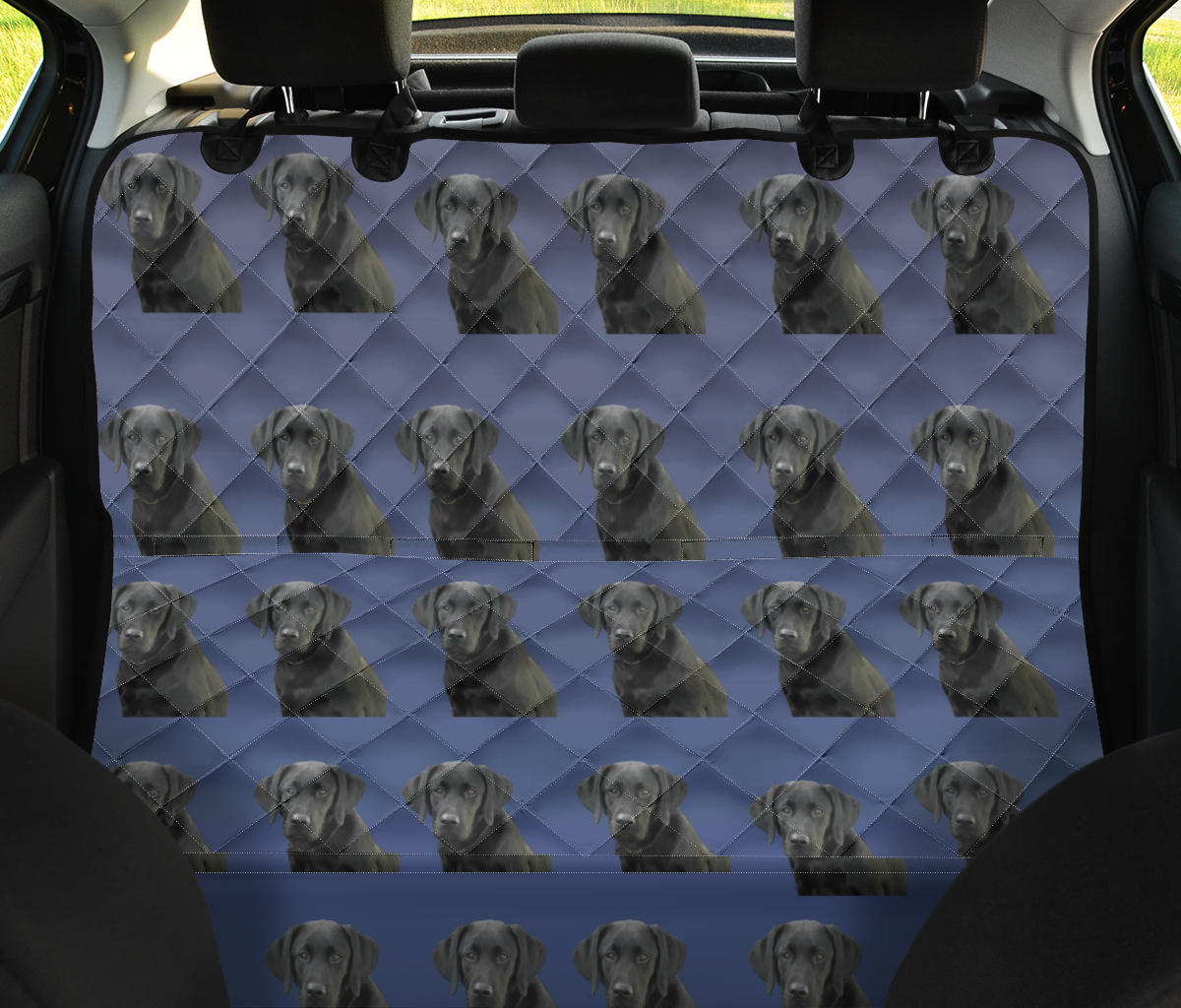 Black Labrador Pet Seat Cover