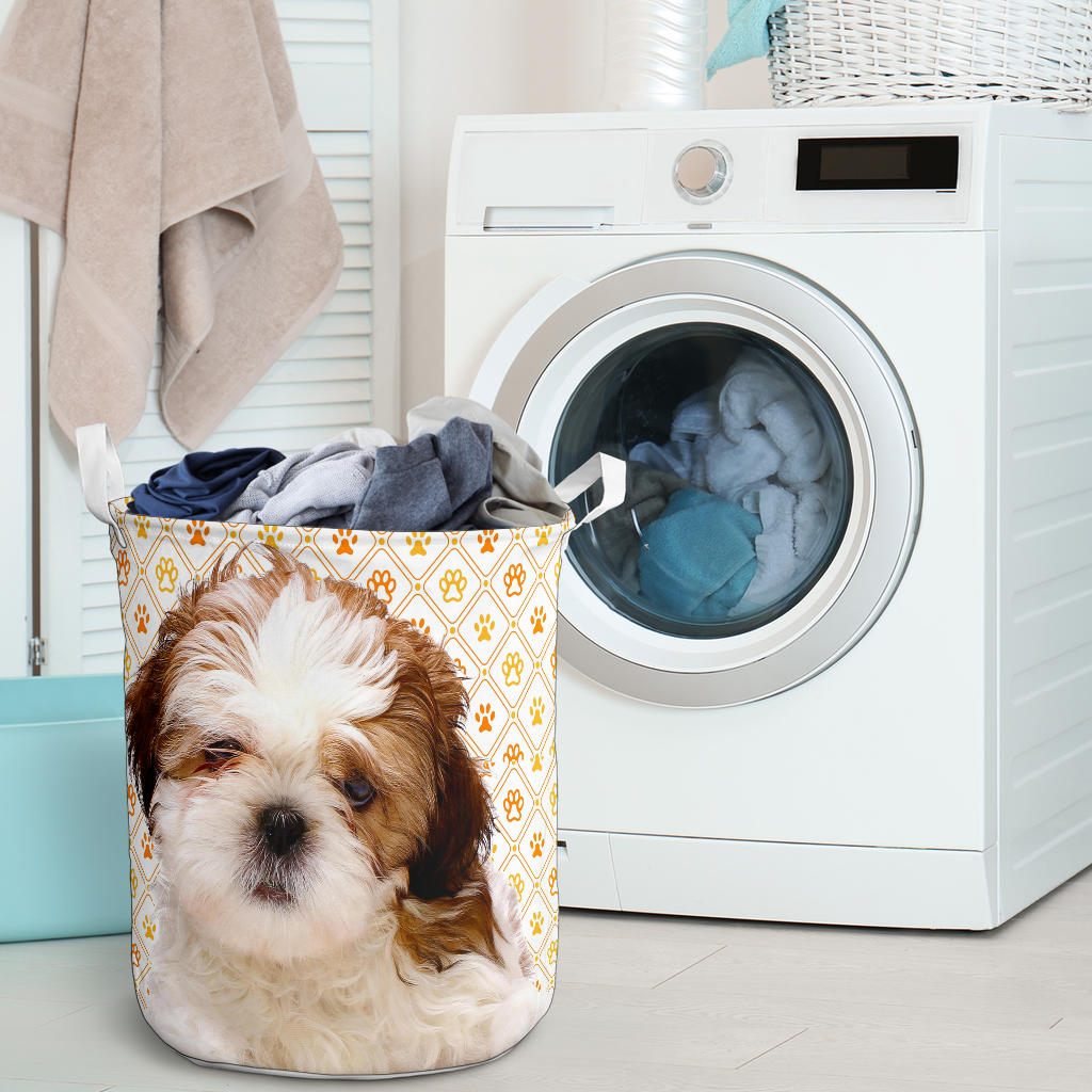 Shih Tzu Laundry Basket