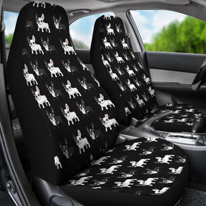 Boston Terrier Car Seat Cover (Set of 2)