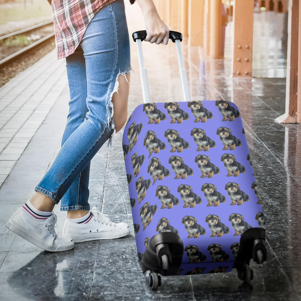 Morkie Luggage Cover