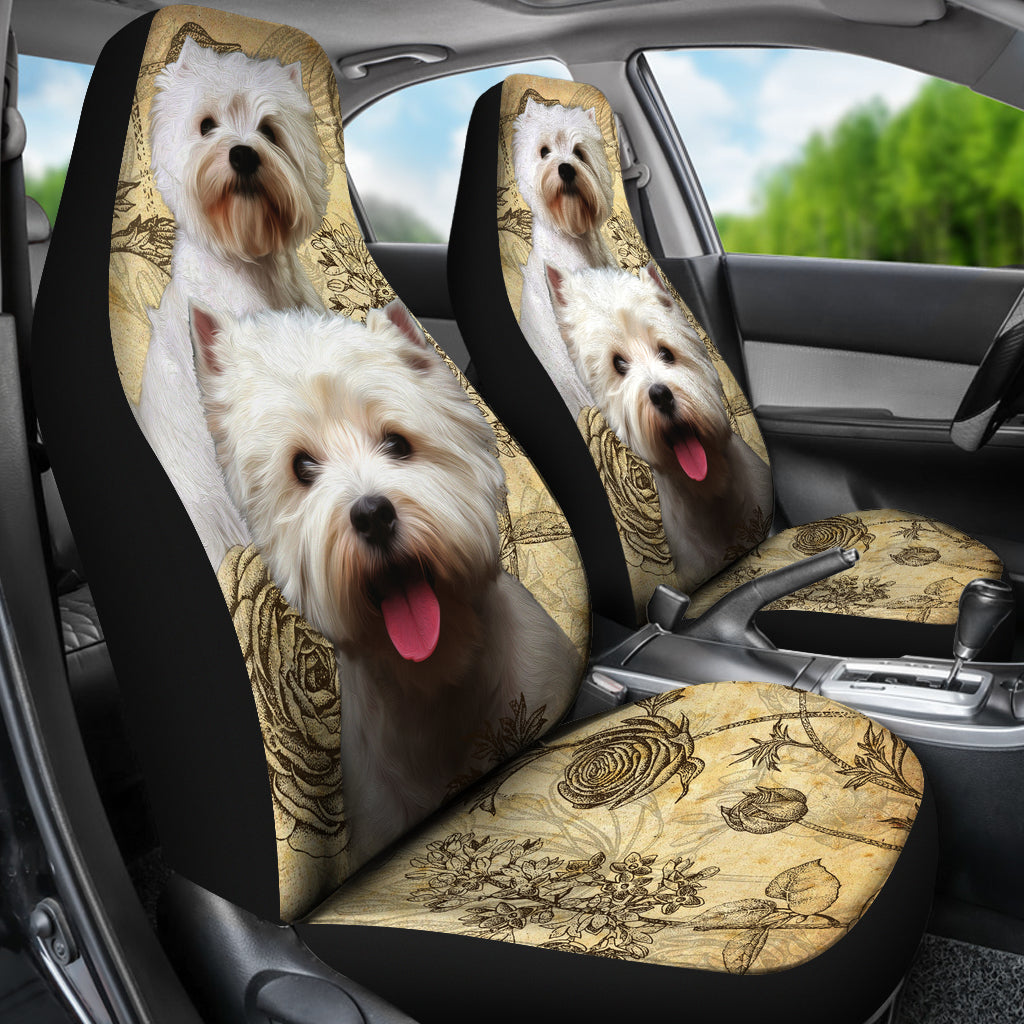 West Highland Terrier Car Seat Covers (Set of 2)