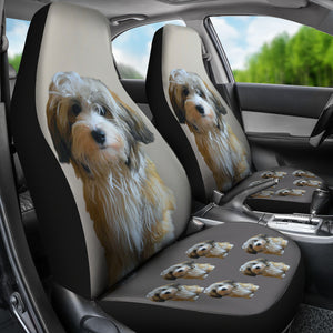 Havanese Puppy Car Seat Cover (Set of 2)
