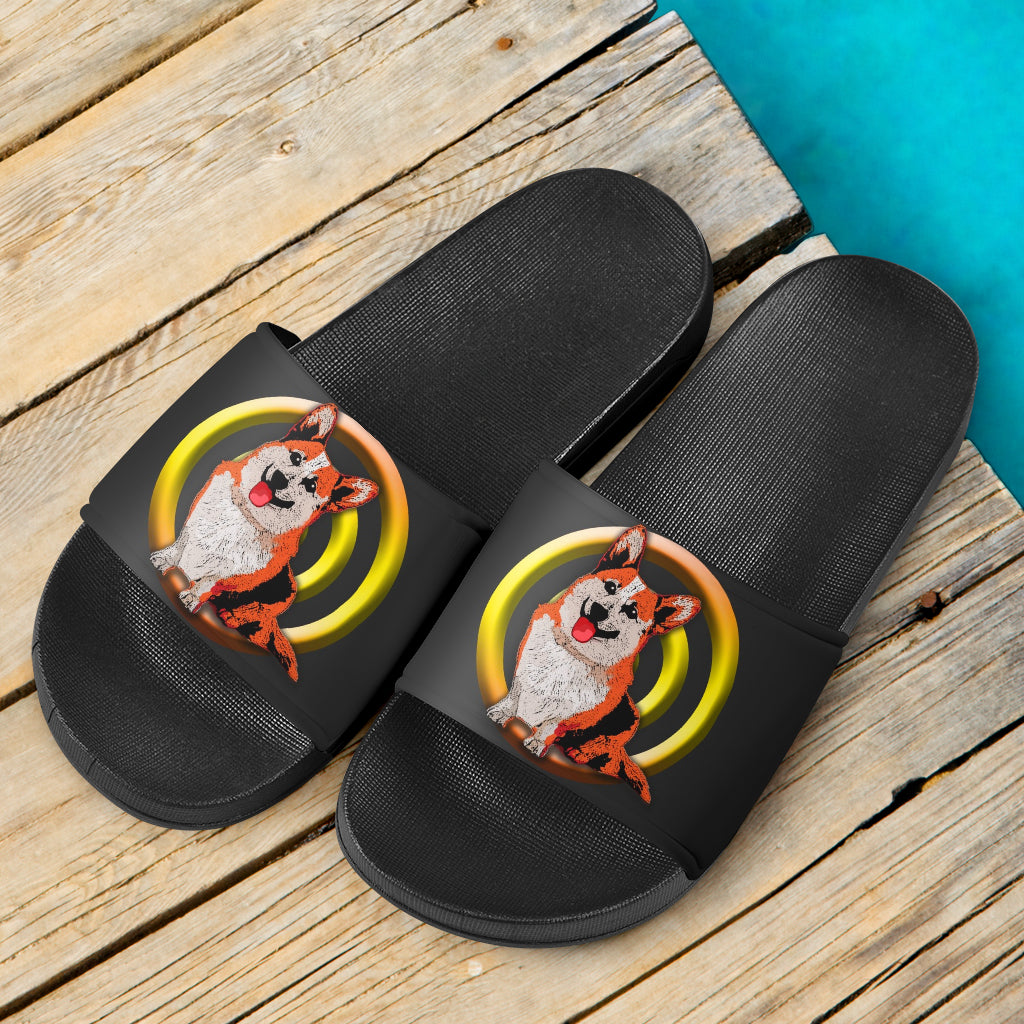 Corgi Slides - Black