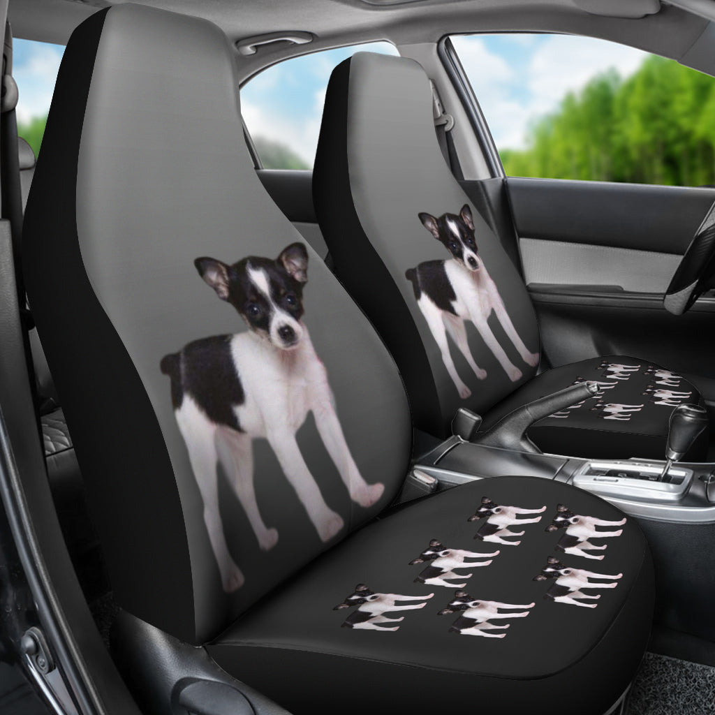 Toy Fox Terrier Car Seat Covers (Set of 2)