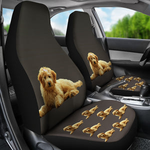 Goldendoodle Car Seat Cover (Set of 2)