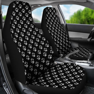 Paw Print Car Seat Cover (Set of 2)