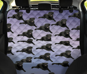 Black Lab Pet Seat Cover