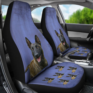 Dutch Shepherd Car Seat Covers (Set of 2)