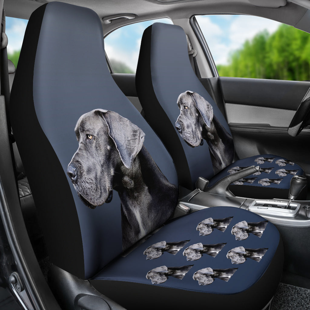 Great Dane Car Seat Cover (Set of 2)