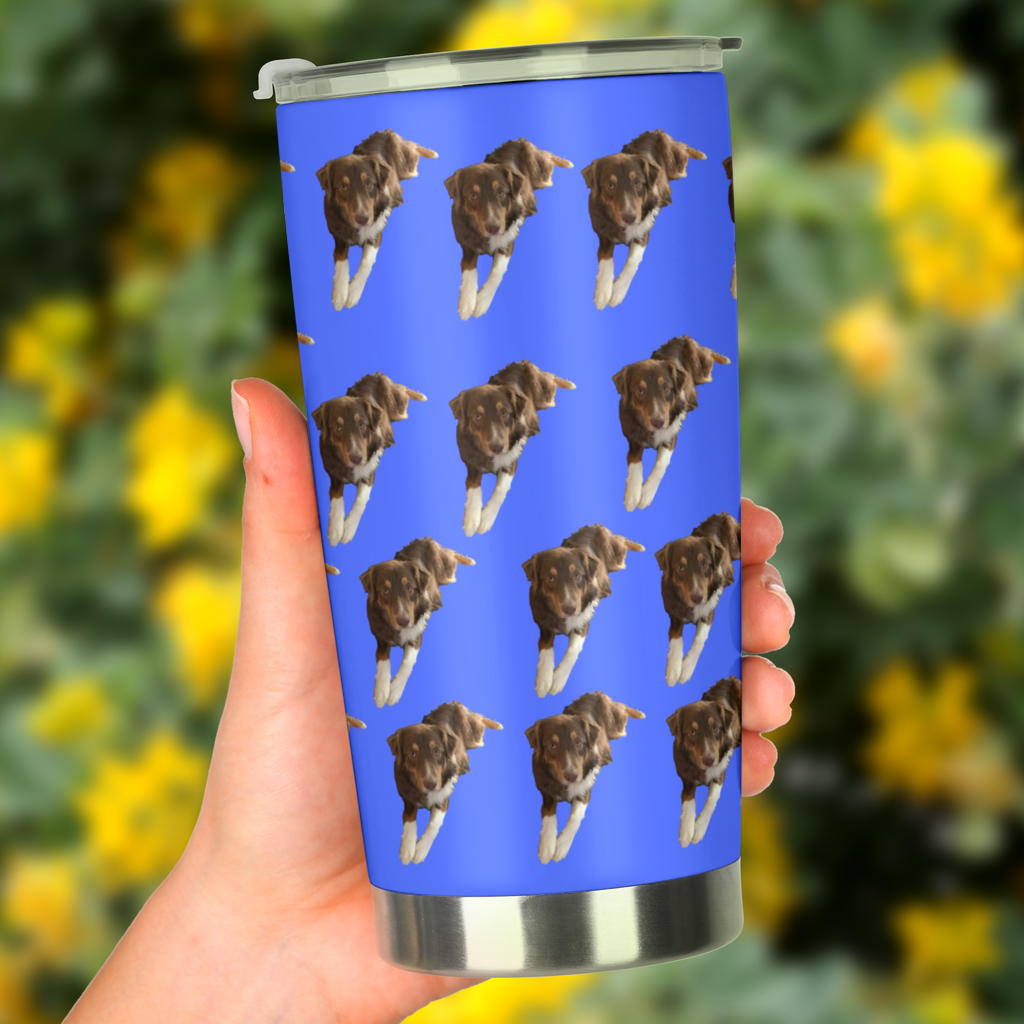 Australian Shepherd Tumbler - Chocolate