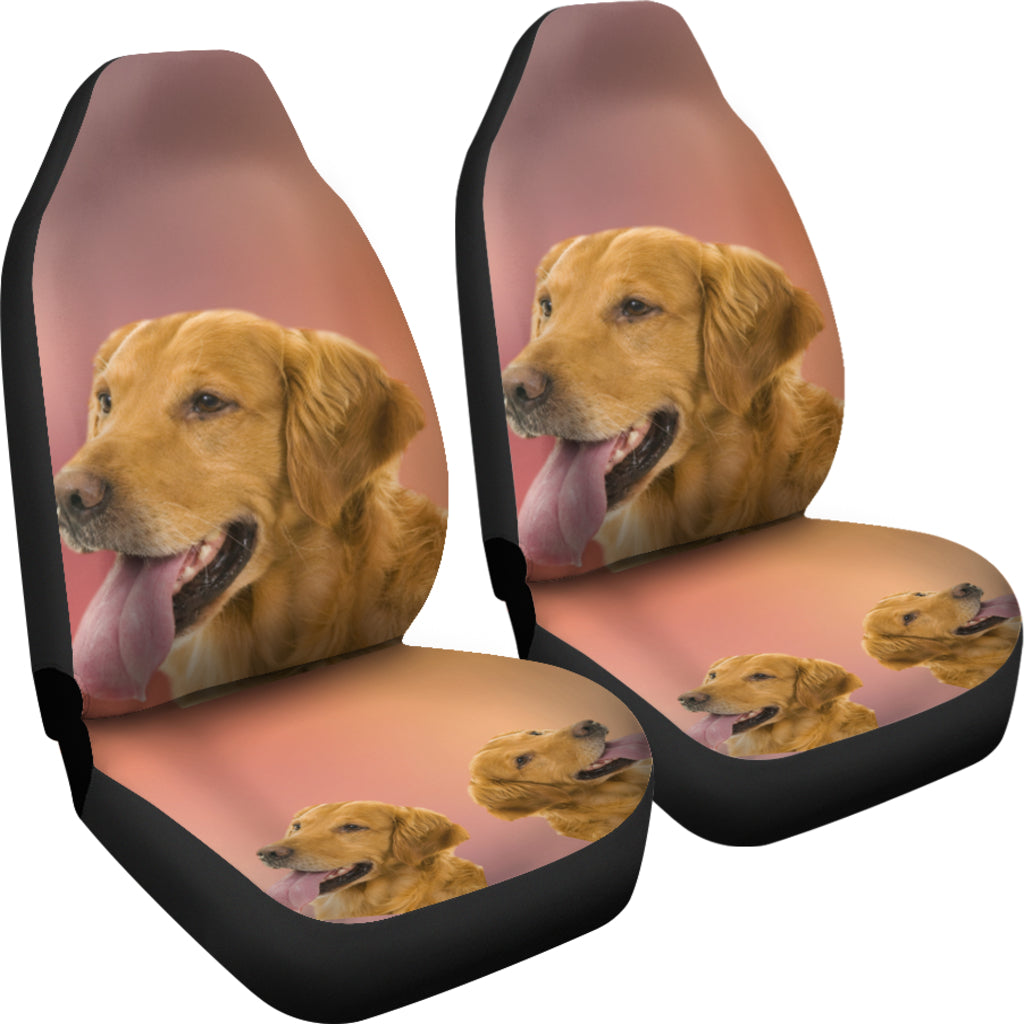 Golden Retriever Car Seat Cover (Set of 2)