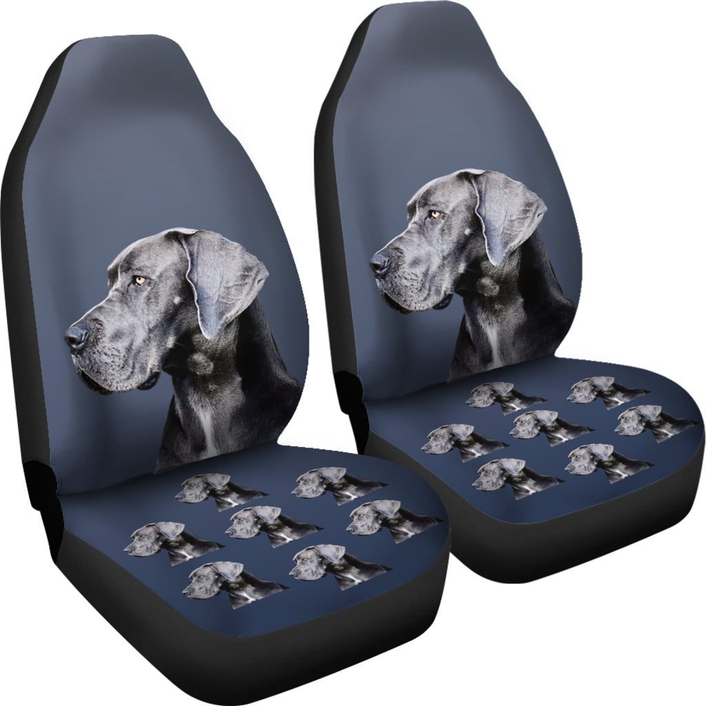 Great Dane Car Seat Cover (Set of 2)