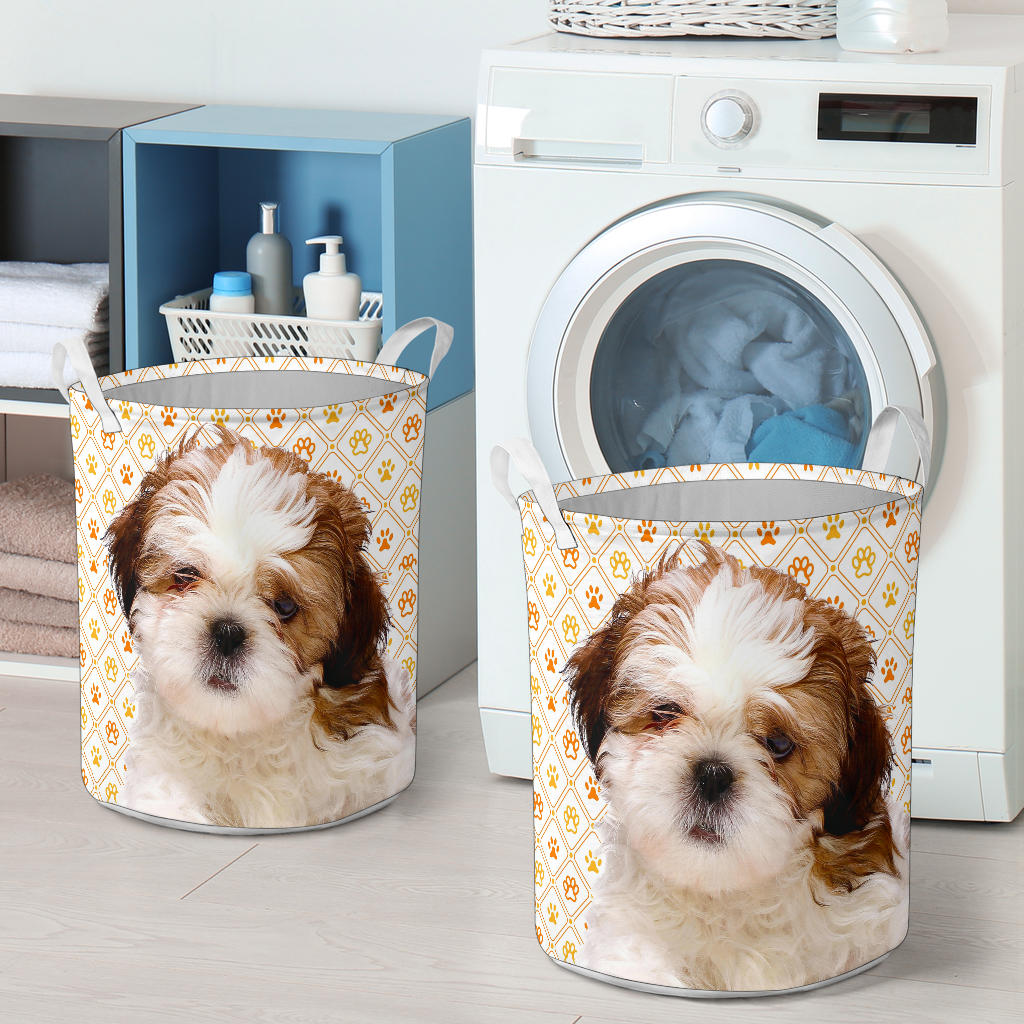 Shih Tzu Laundry Basket