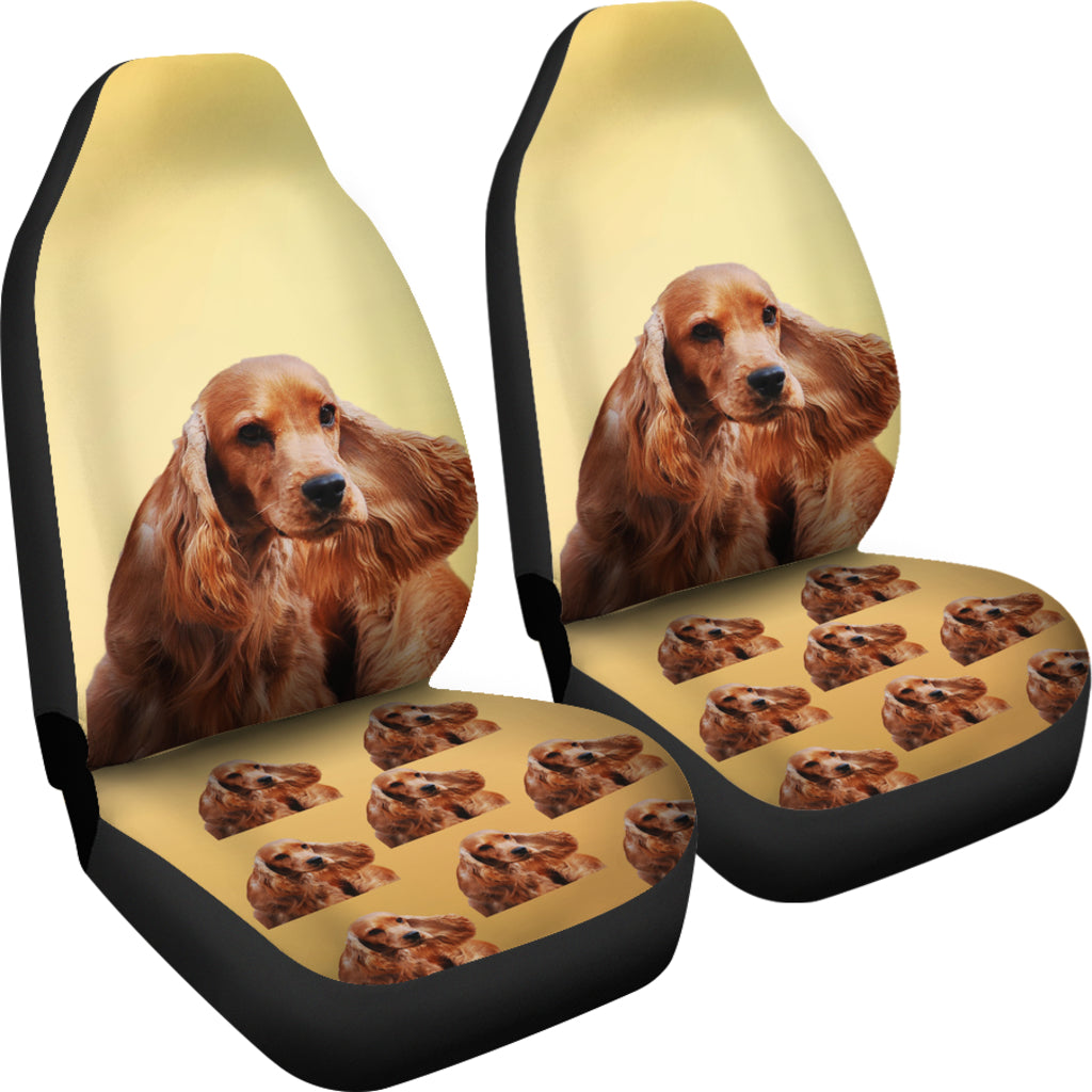 Cocker Spaniel Car Seat Cover (Set of 2)