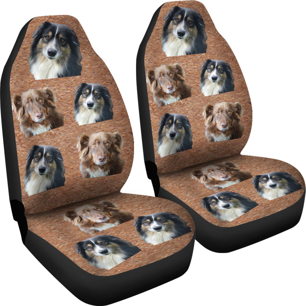 Australian Shepherd Car Seat Covers (Set of 2)