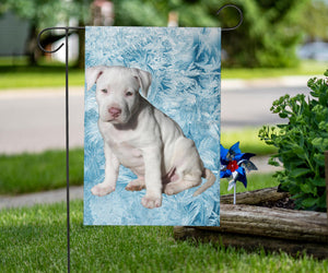 Pitbull Puppy Garden Flag