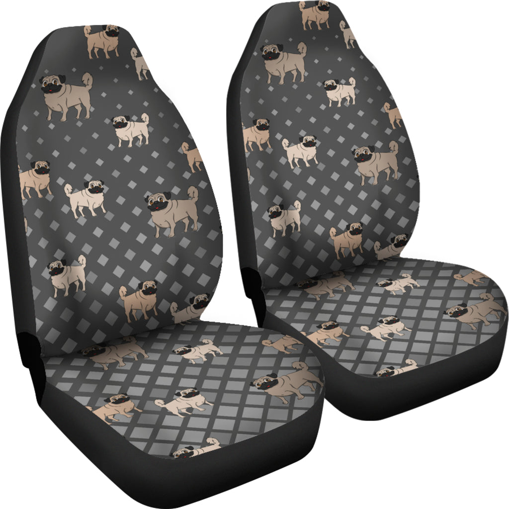 Pug Car Seat Covers (Set of 2)