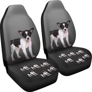 Toy Fox Terrier Car Seat Covers (Set of 2)
