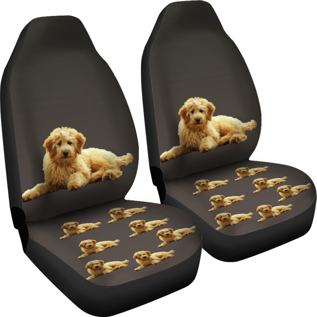 Goldendoodle Car Seat Cover (Set of 2)