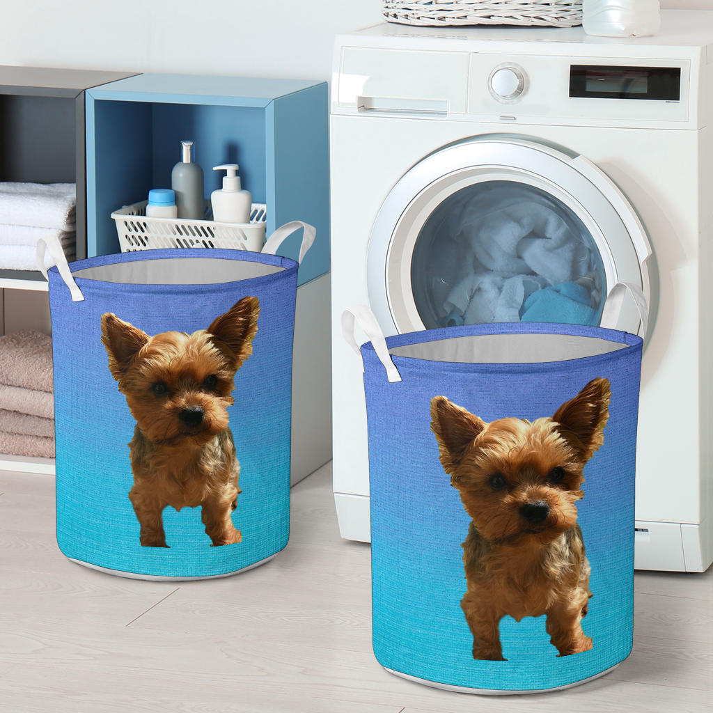 Yorkie Laundry Basket