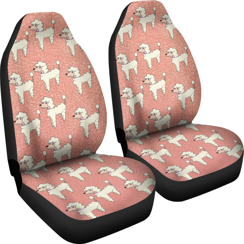 Poodle Car Seat Cover (Set of 2)