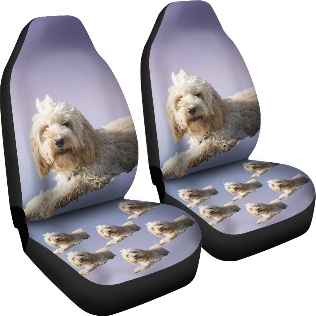 Cockapoo Car Seat Cover (Set of 2)