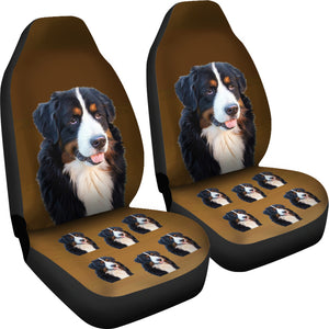 Bernese Mountain Dog Car Seat Covers (Set of 2)