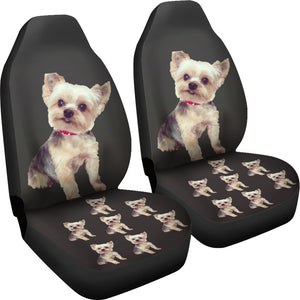 Yorkie Car Seat Cover (Set of 2)