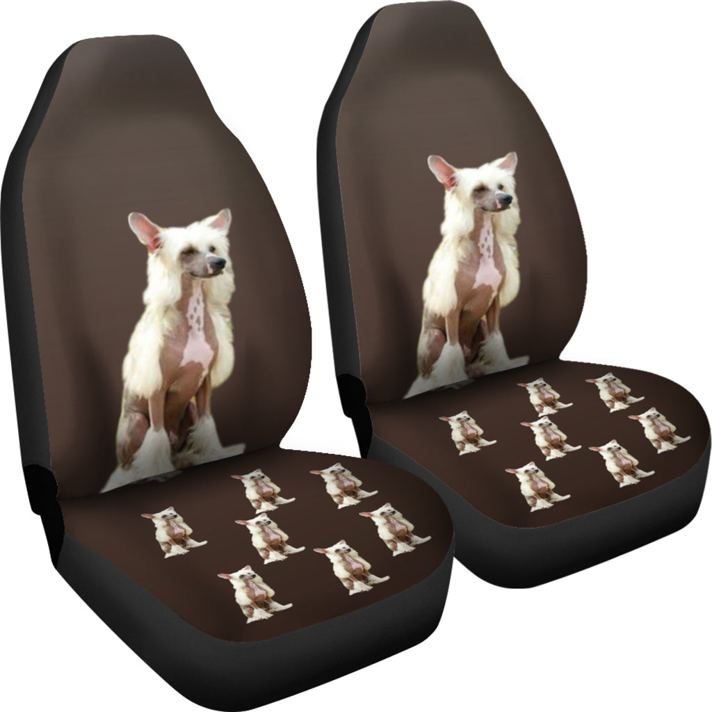 Chinese Crested Car Seat Cover (Set of 2)