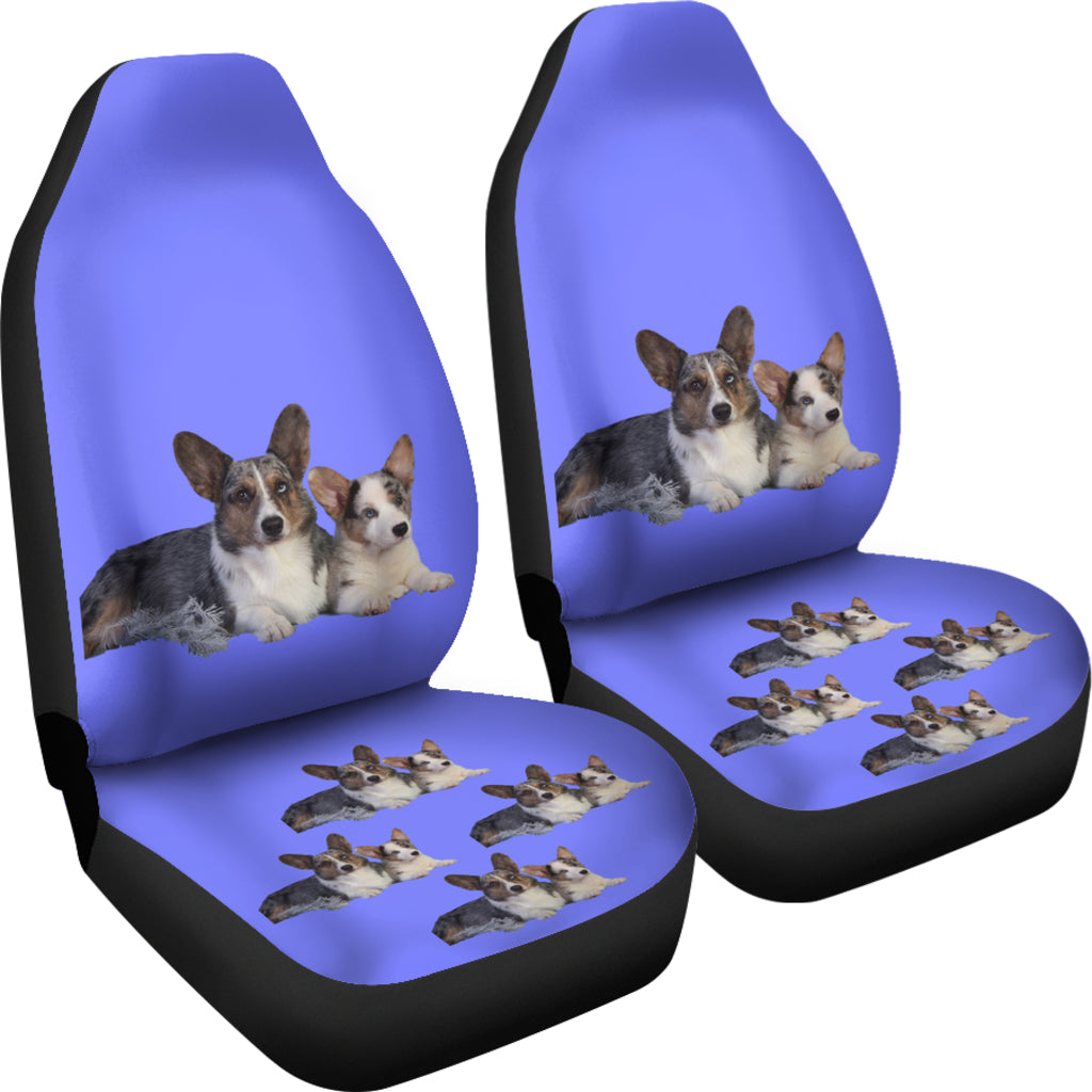 Corgi Car Seat Covers- Cardigan 2 (Set of 2)