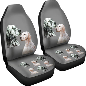 English Setter Car Seat Covers - Set of 2