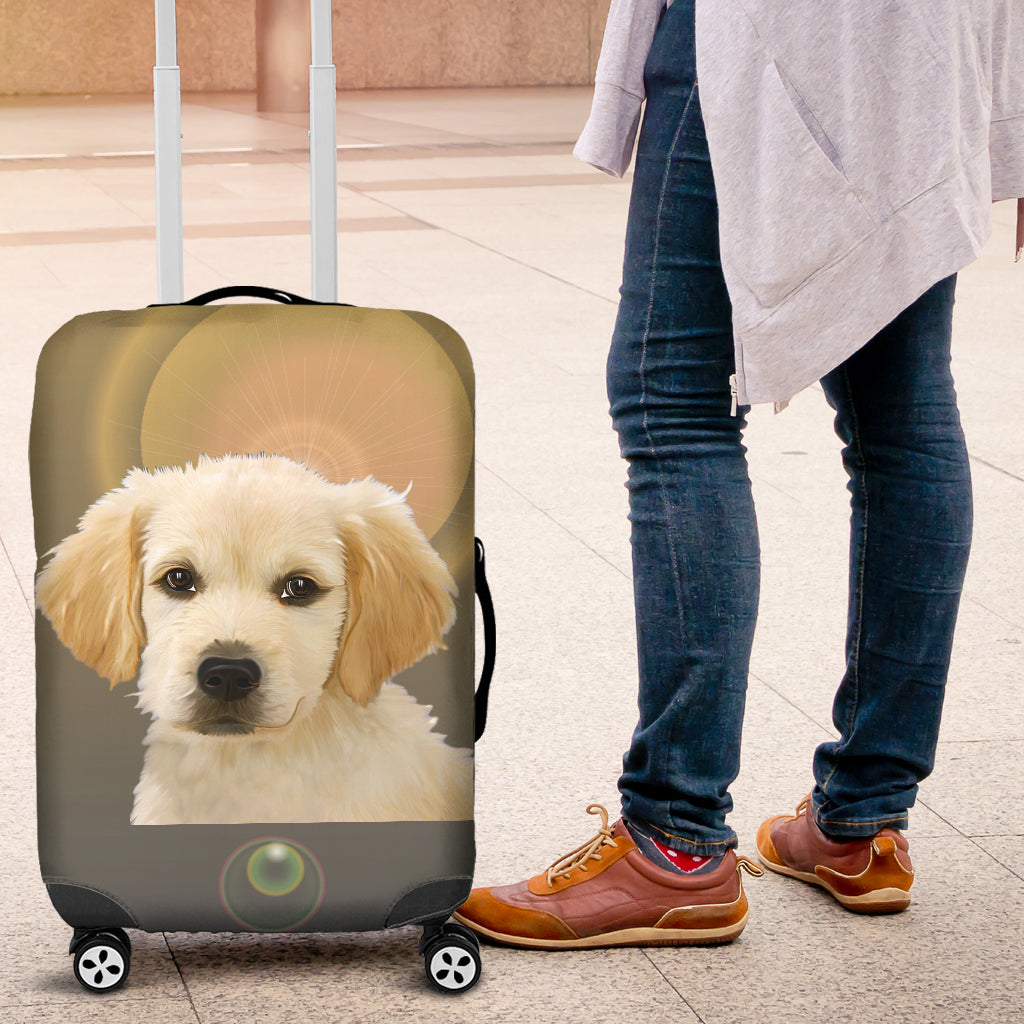 Golden Retriever Luggage Cover