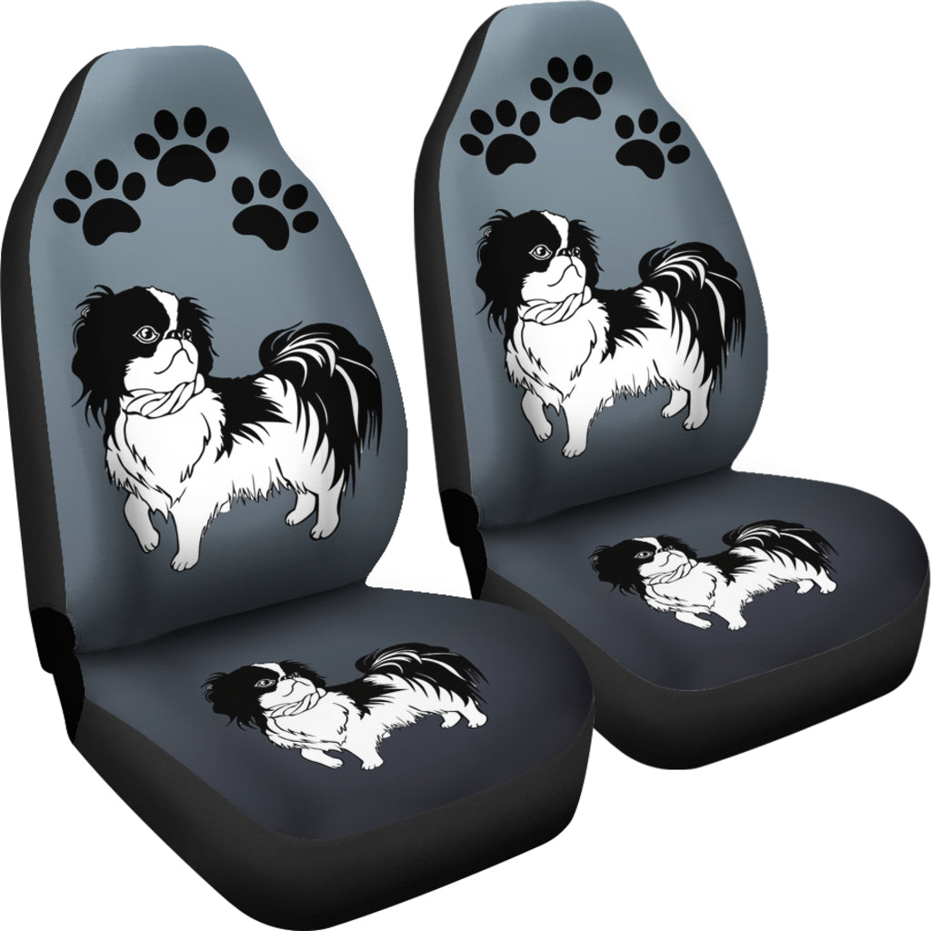 Japanese Chin Car Seat Cover (Set of 2)