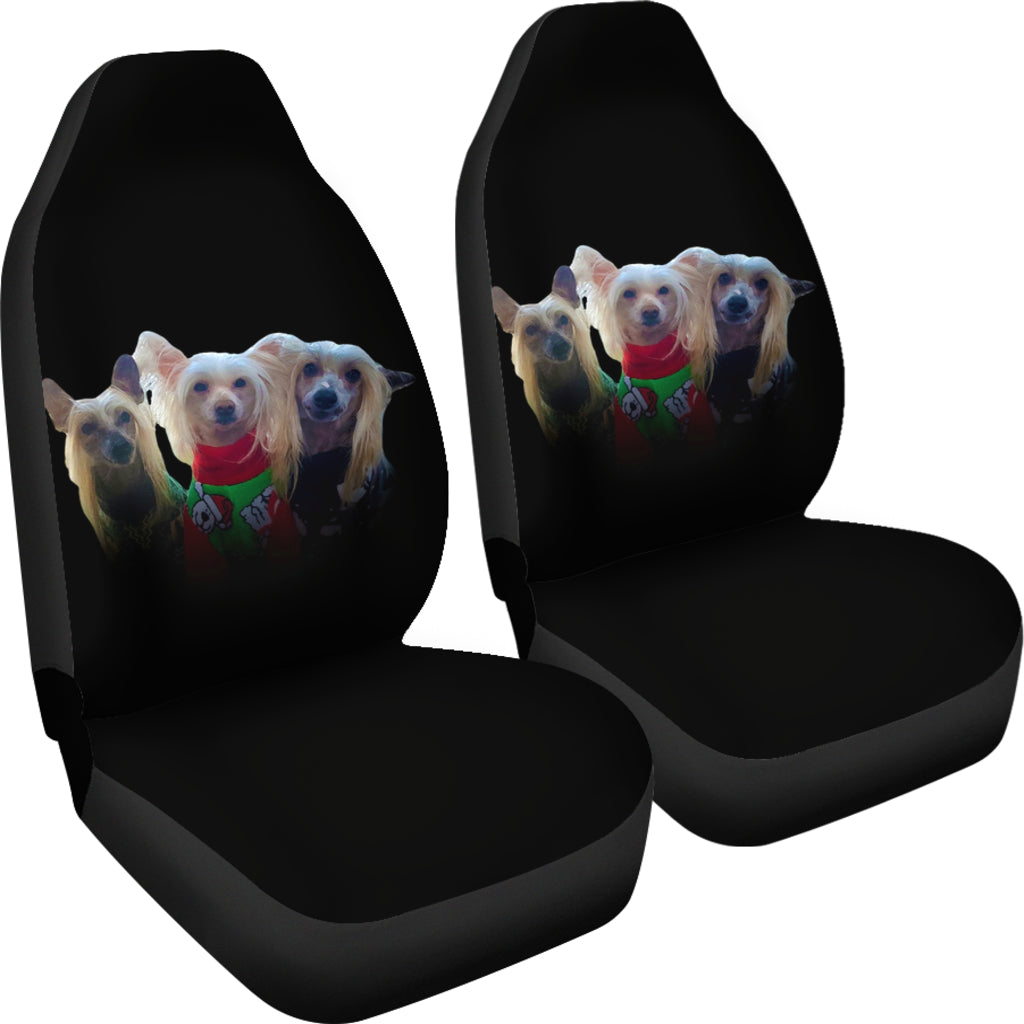 Chinese Crested Car Seat Cover (Set of 2) - 3