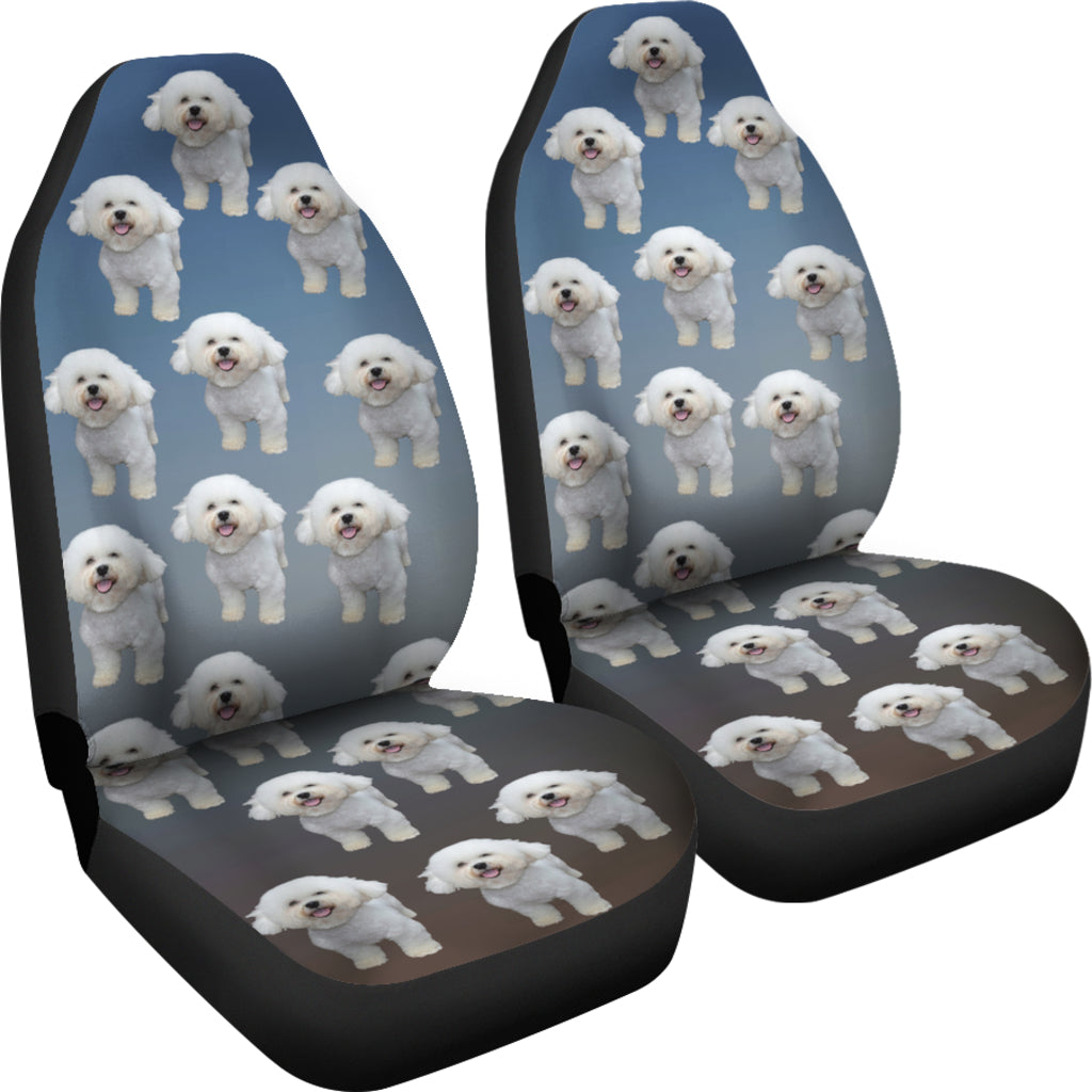 Bichon Frise Car Seat Cover (Set of 2)