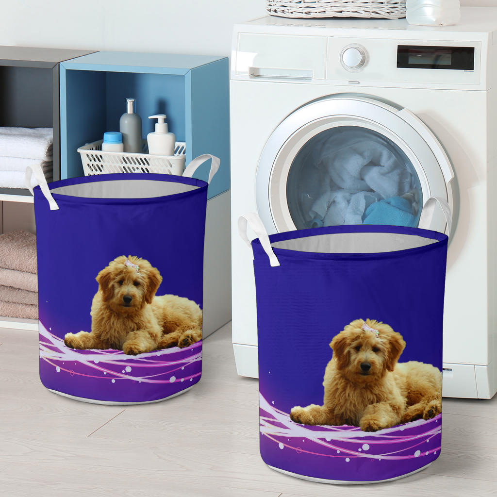 Goldendoodle Laundry Basket 2